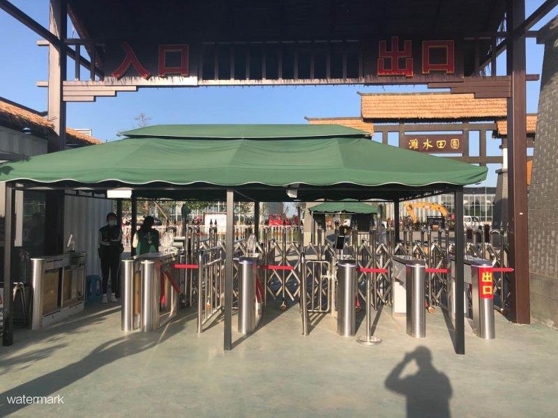 濰水田園景區人臉識別票務系統三輥閘項目